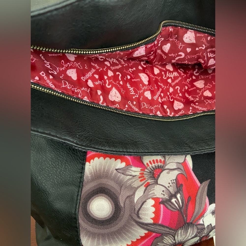 🩵 Desigual Ibiza Flower Geometric Cross-Body Bag READ - Picture 3 of 16